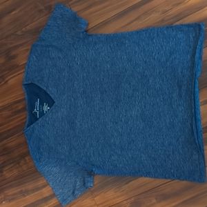 Marc Anthony blue large slim fit v-neck t-shirt